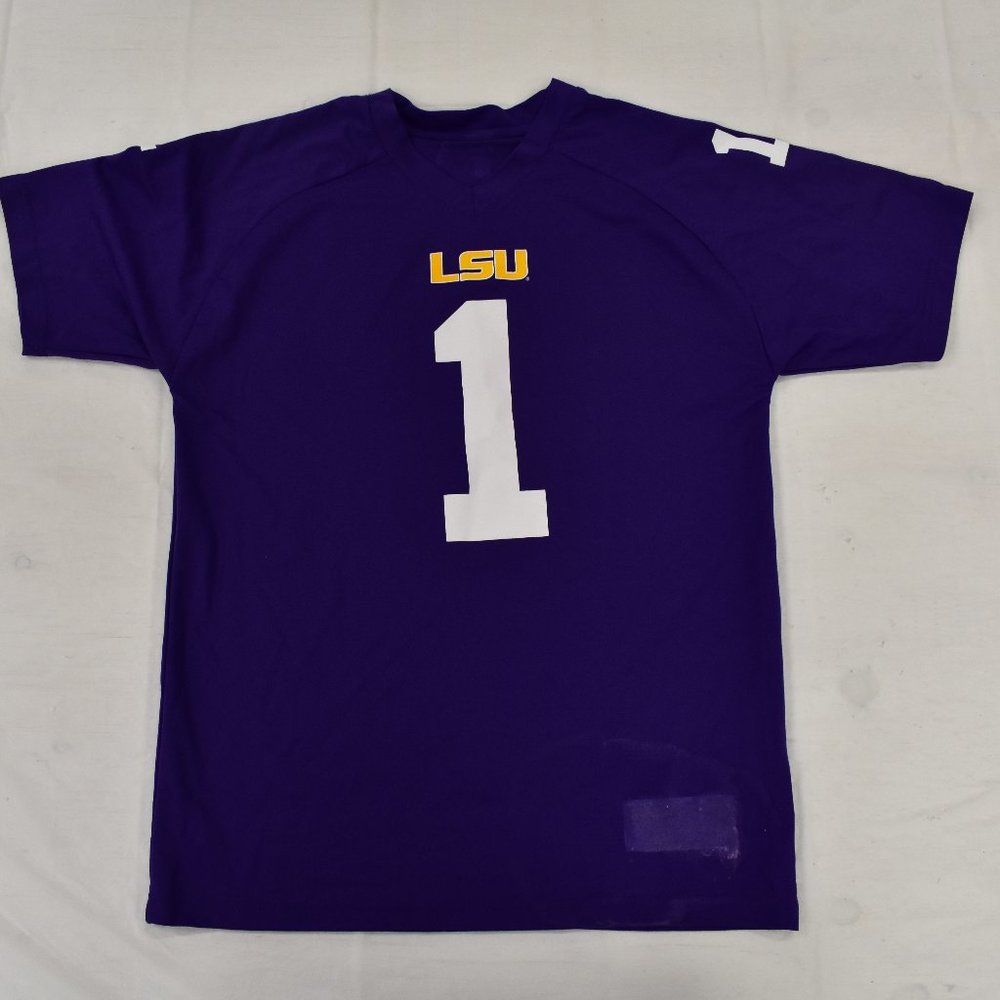 Gen2 Youth Boys Louisiana State LSU Tigers #1 Football Jersey New XL(18-20)